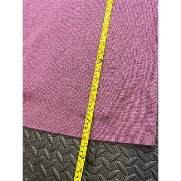 Lululemon Sweater Merino Wool Blend Ribbed Crewneck Pink LW3GKAS Size 12 - Picture 10 of 12